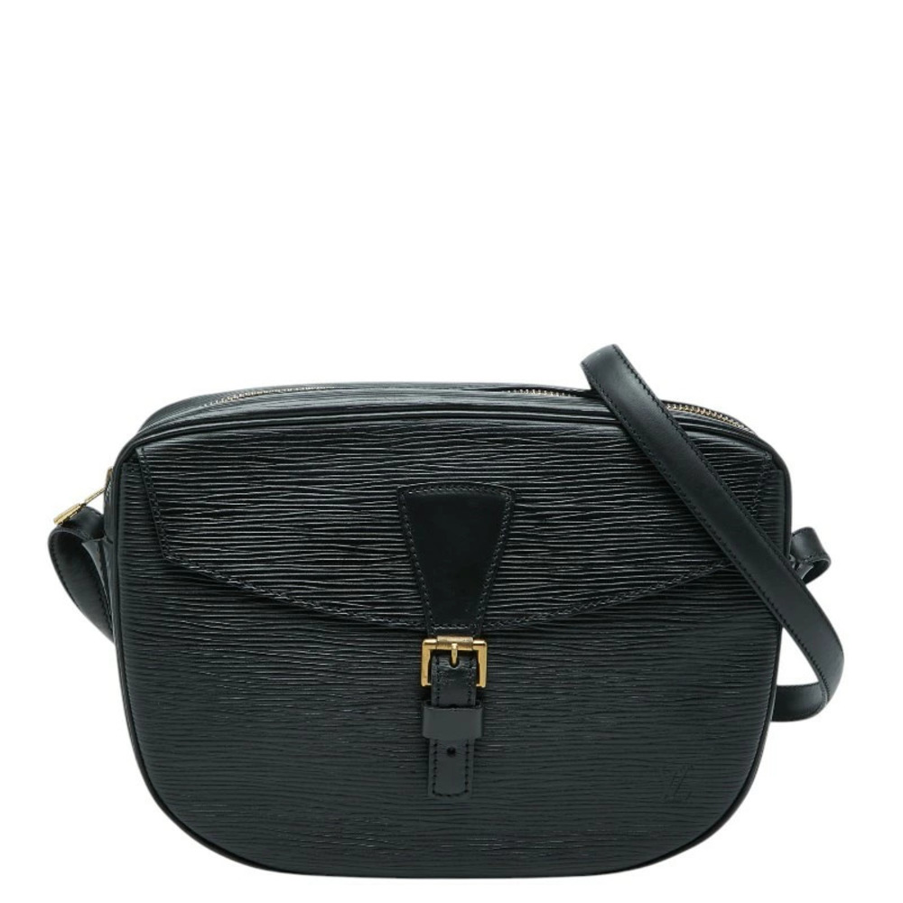 Louis Vuitton Epi Jeune Fille Crossbody Shoulder Bag Noir Black Leather